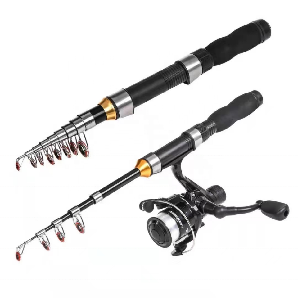 Fishing Rod Combo - Portable Collapsible Ultralight Trout Fishing Kit,