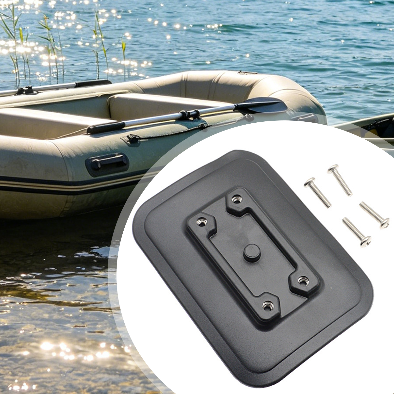 1 Set Inflatable Boat Fishing  - Fishing Rod Boat recension och pris