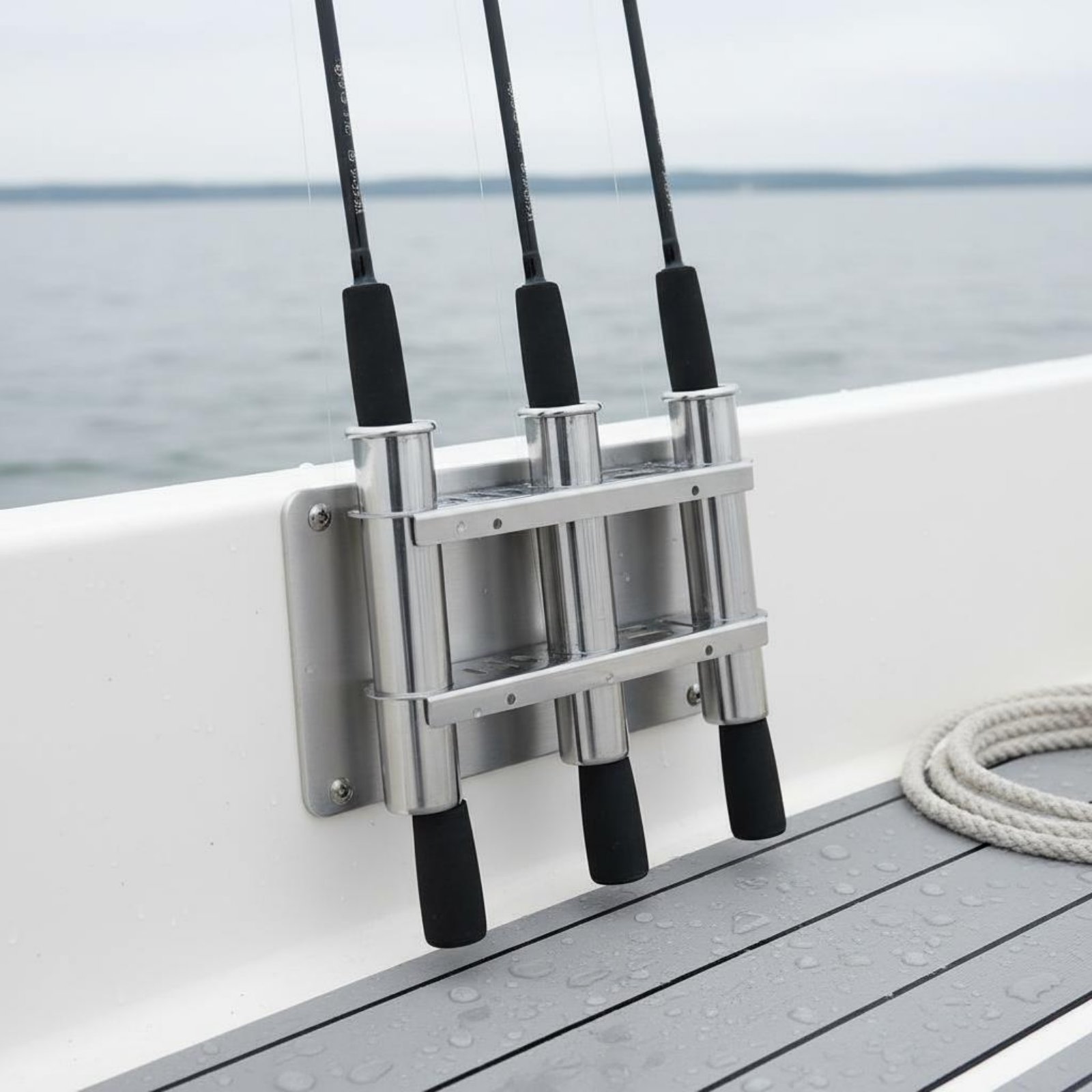 Stainless Steel Boat Rod Holde - Fishing Rod Rack recension och pris