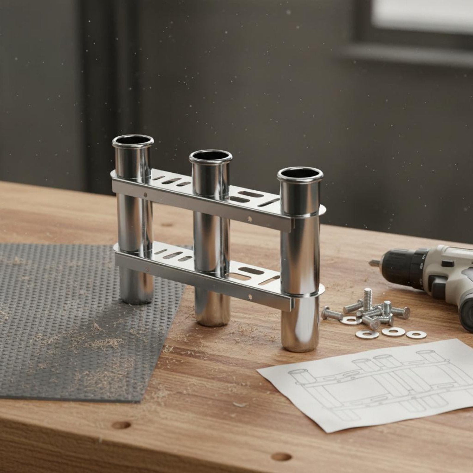 Stainless Steel Boat Rod Holde - Fishing Rod Rack recension och pris