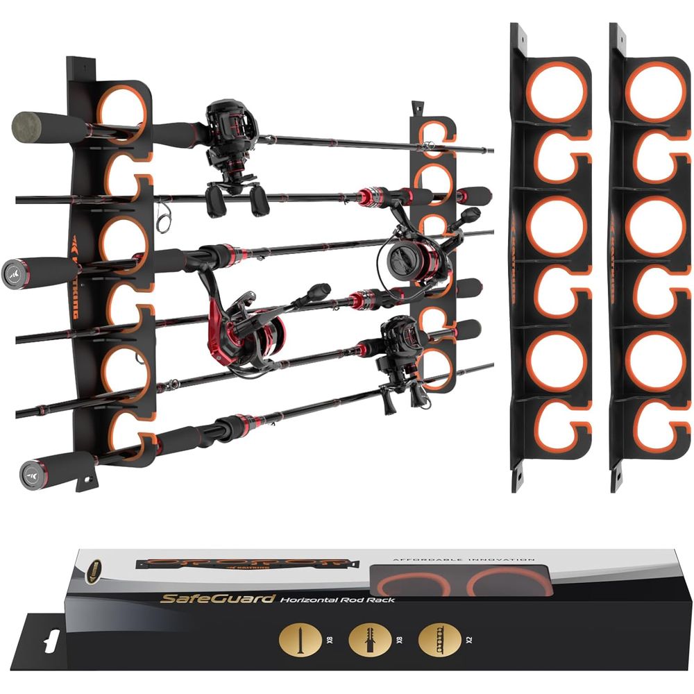 Rod Holder Organizer: Wall/Cei - Fishing Rod Combo recension och pris