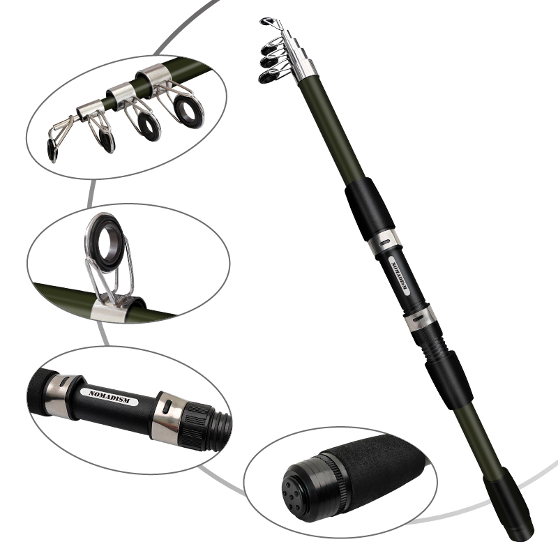 1.65m Super Lightweight Carbon - Fishing Rod Carbon Fiber recension och pris
