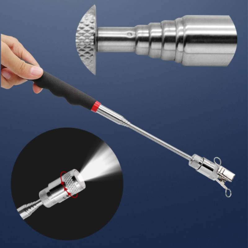 1pc Portable Magnetic PickUp T - Fishing Rod Telescopic recension och pris