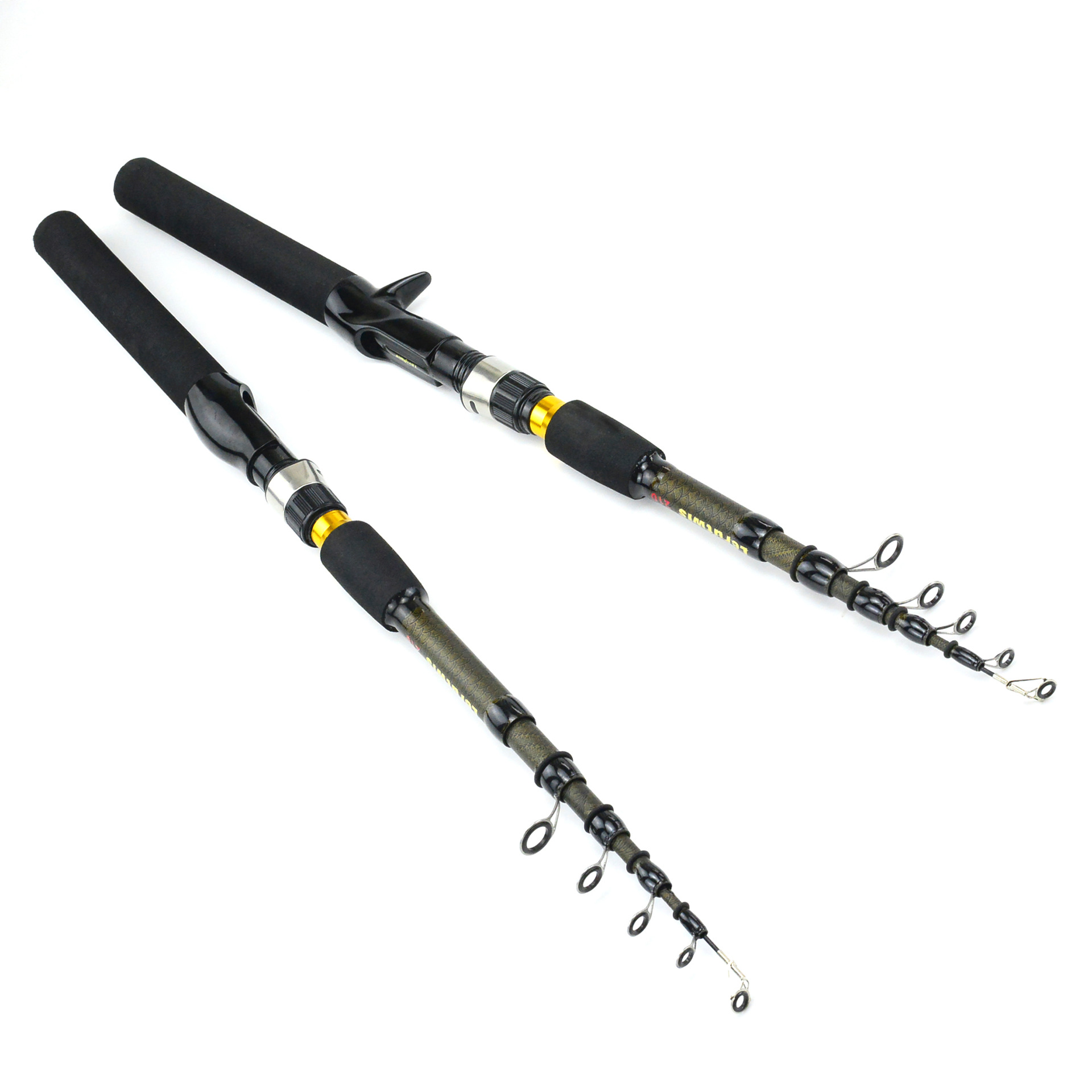 0.9-2.1m Carbon Telescopic Fis - Fishing Rod Surf recension och pris