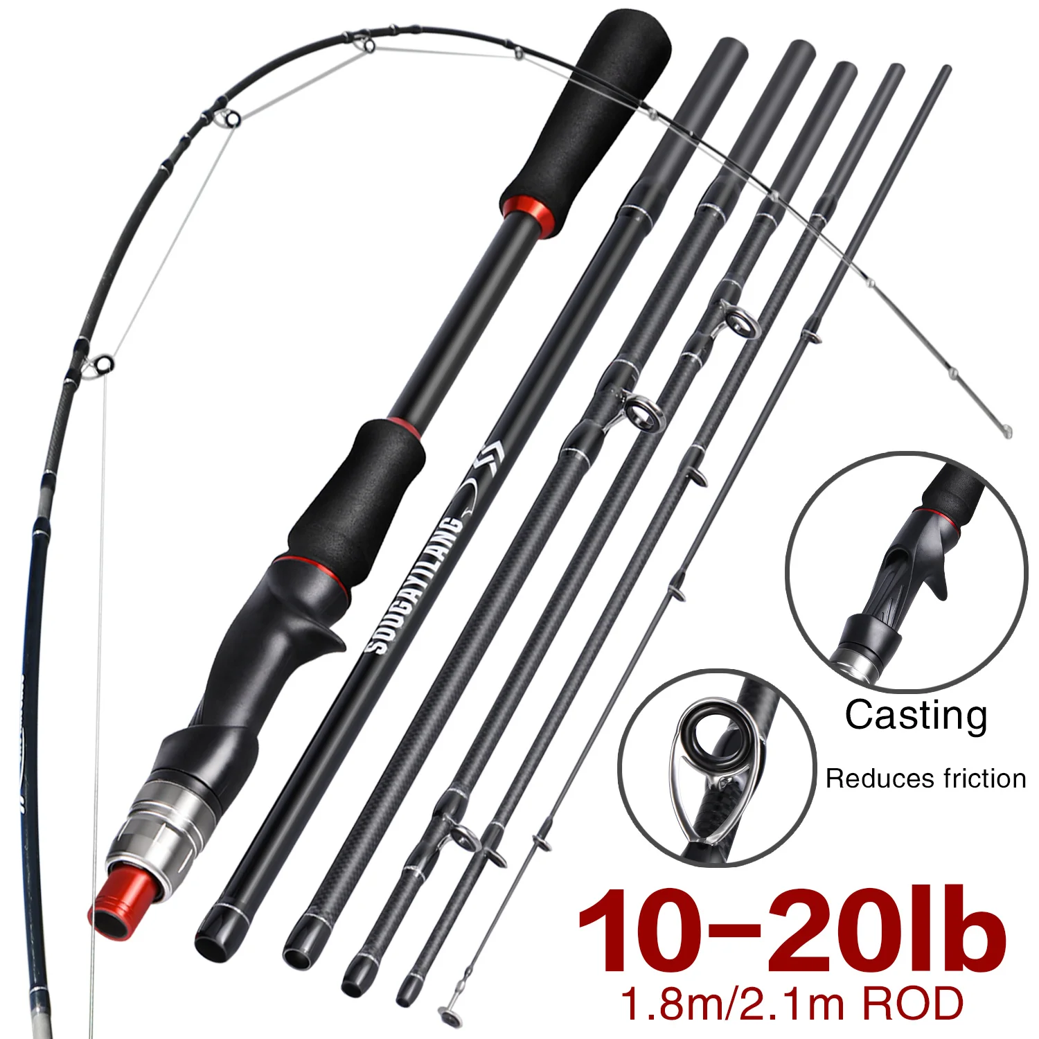 Sougayilang Lure Fishing Rod 1 - Fishing Rod Surf recension och pris