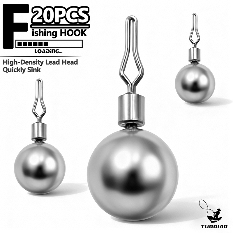 [TUODIAO] Round Drop Shot Sink - Fishing Rod Building Kit recension och pris