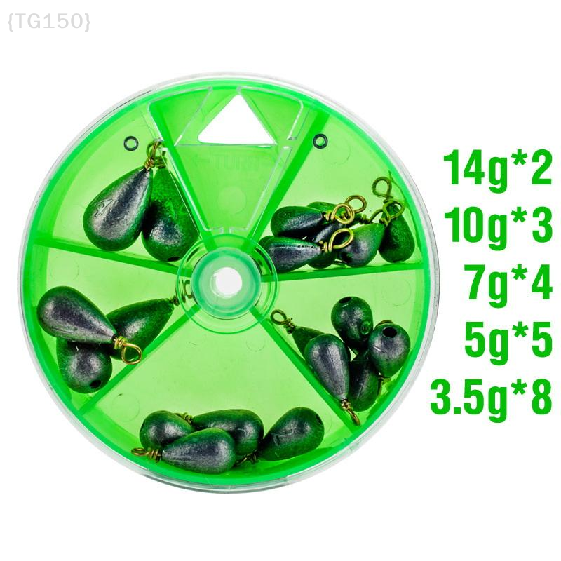 【TG150】22Pcs/Box Fishing Bait  - Fishing Rod Case recension och pris