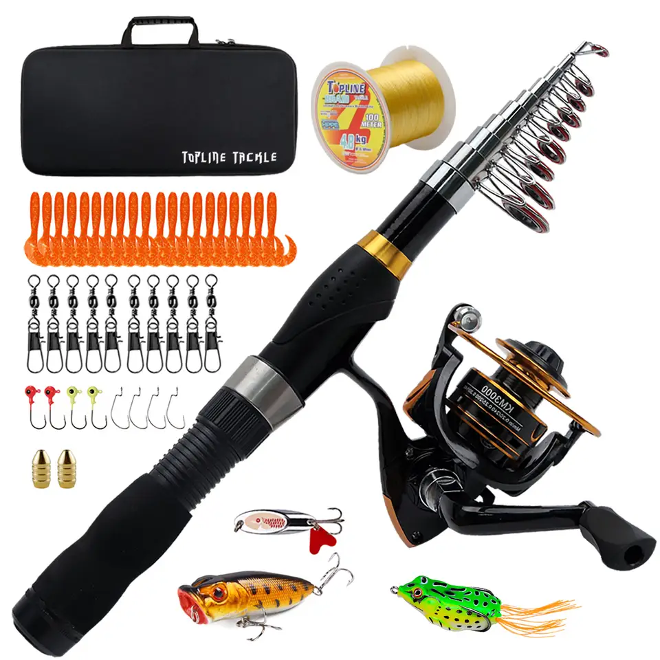 Portable Collapsible Ultraligh - Fishing Rod Combo recension och pris