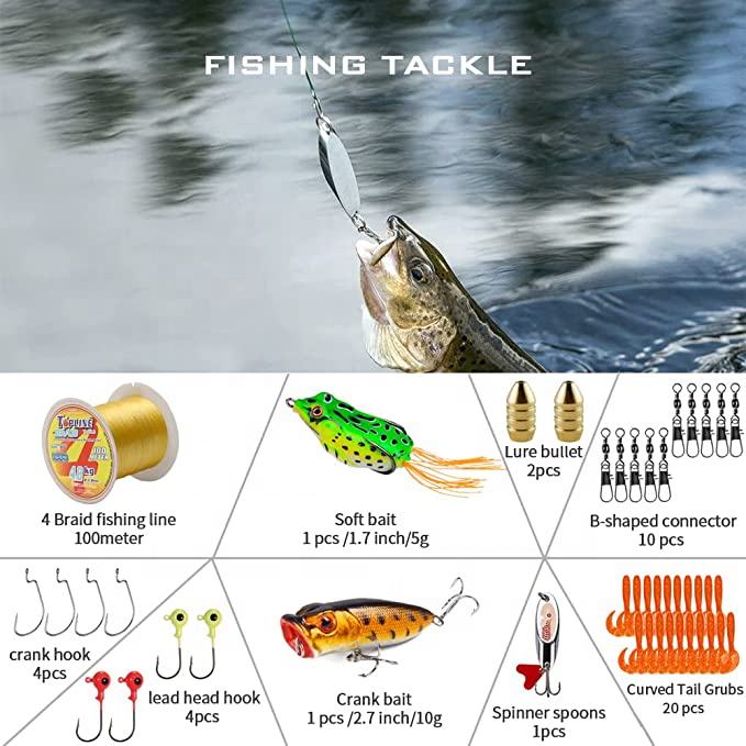 Portable Collapsible Ultraligh - Fishing Rod Combo recension och pris