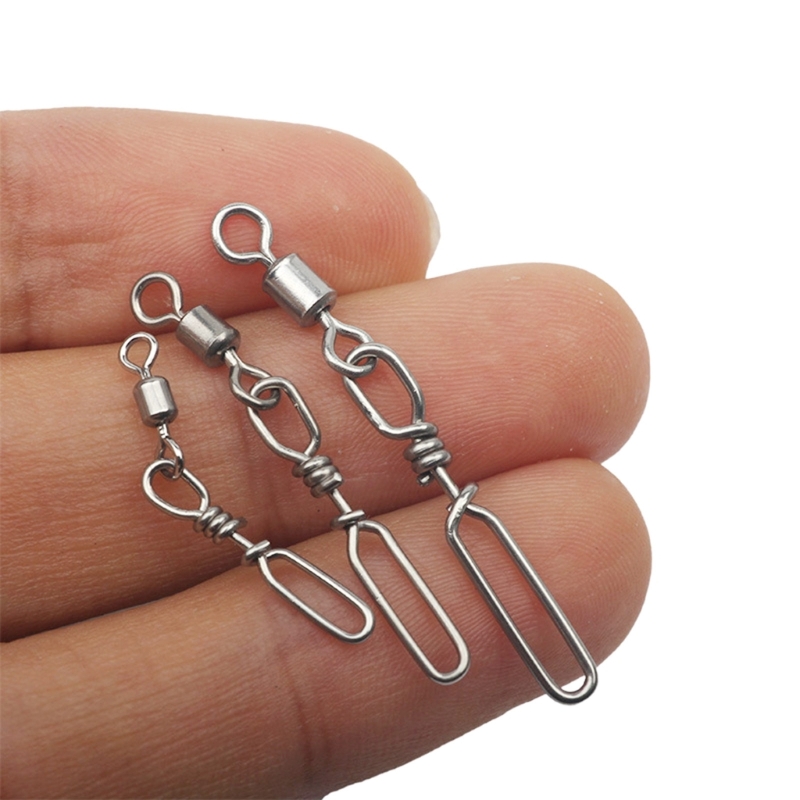 10Pcs Stainless Steel Quick Sn - Fishing Rod Casting recension och pris