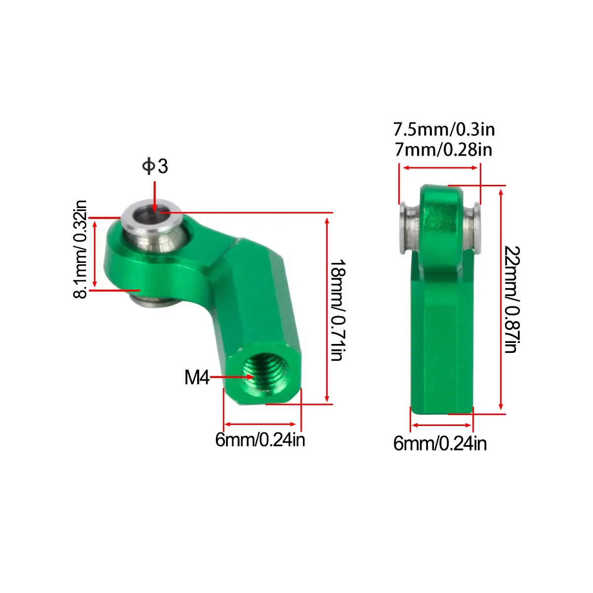 4Pcs M4 Metal Ball Head Holder - Fishing Rod Holder recension och pris