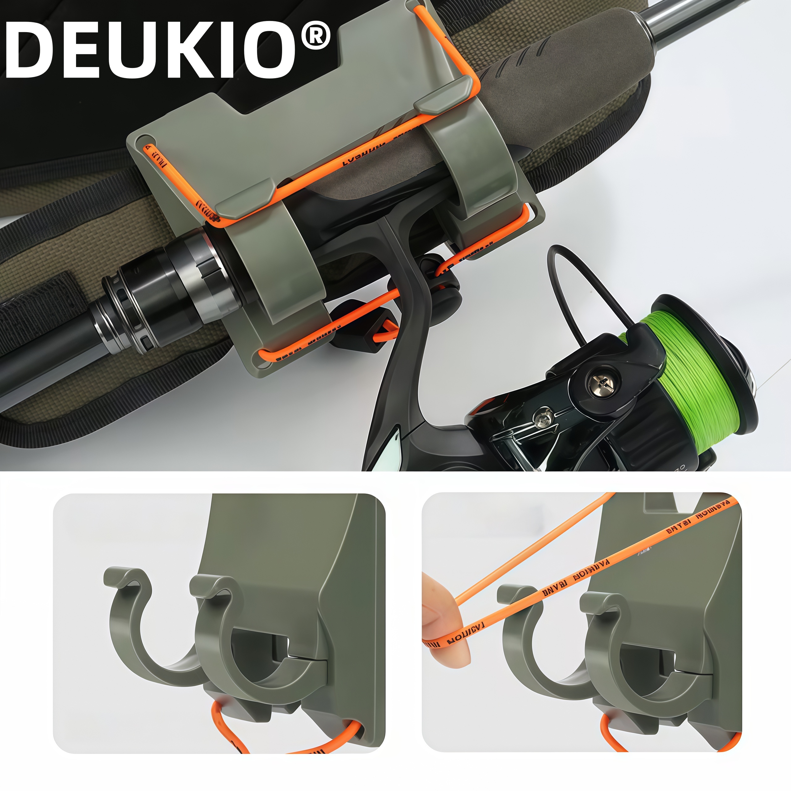 DEUKIO Outdoor Belt Clip Rod H - Fishing Rod Spinning recension och pris