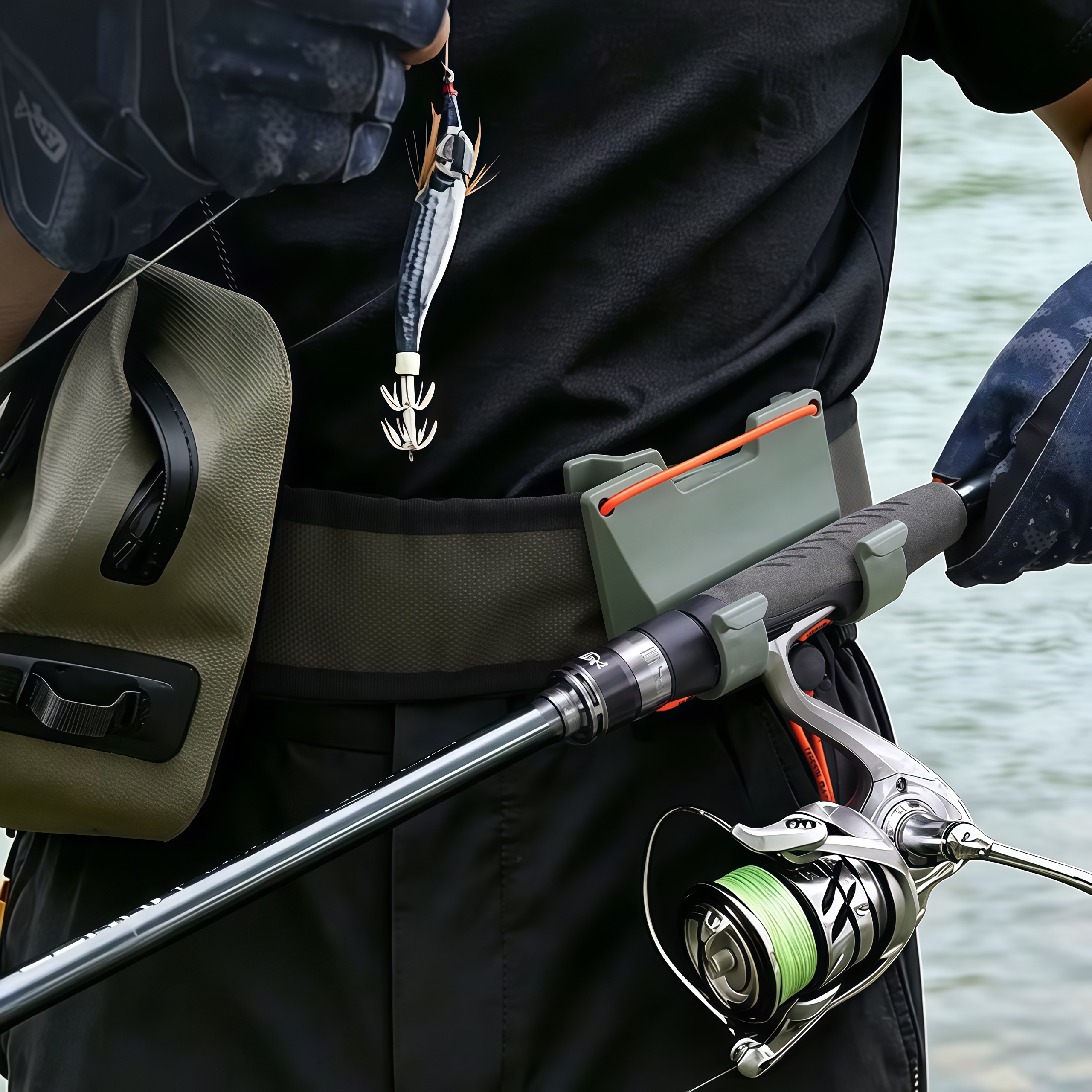DEUKIO Outdoor Belt Clip Rod H - Fishing Rod Spinning recension och pris