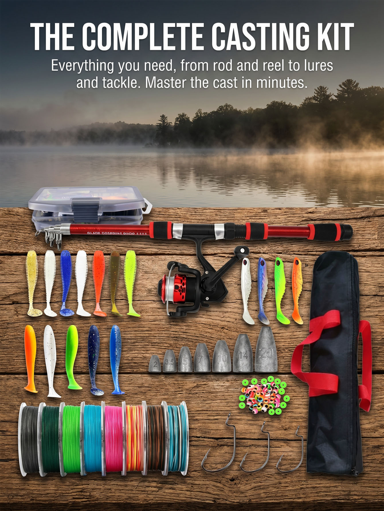 Fishing Rod Reel Combos Collap - Fishing Rod Combo recension och pris