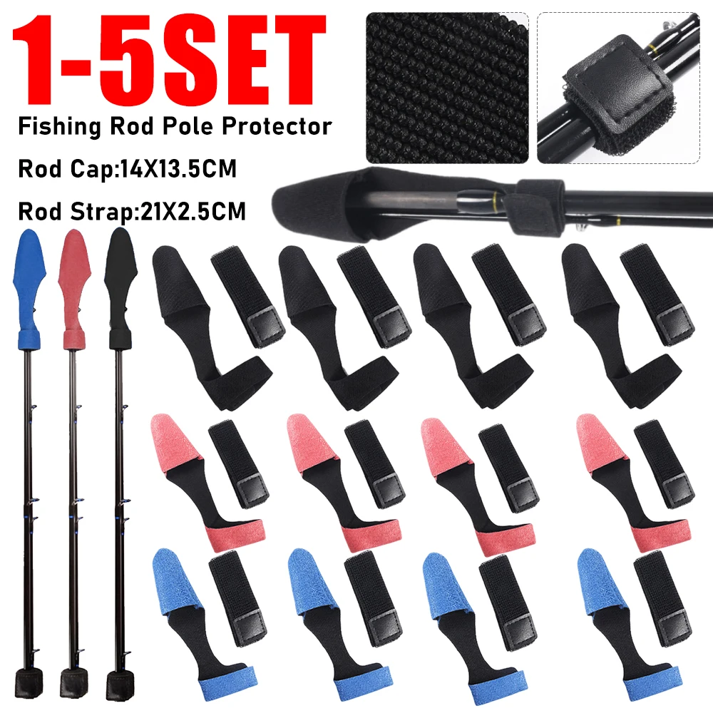 1-5SET Fishing Rod Tie Holder  - Fishing Rod Case recension och pris