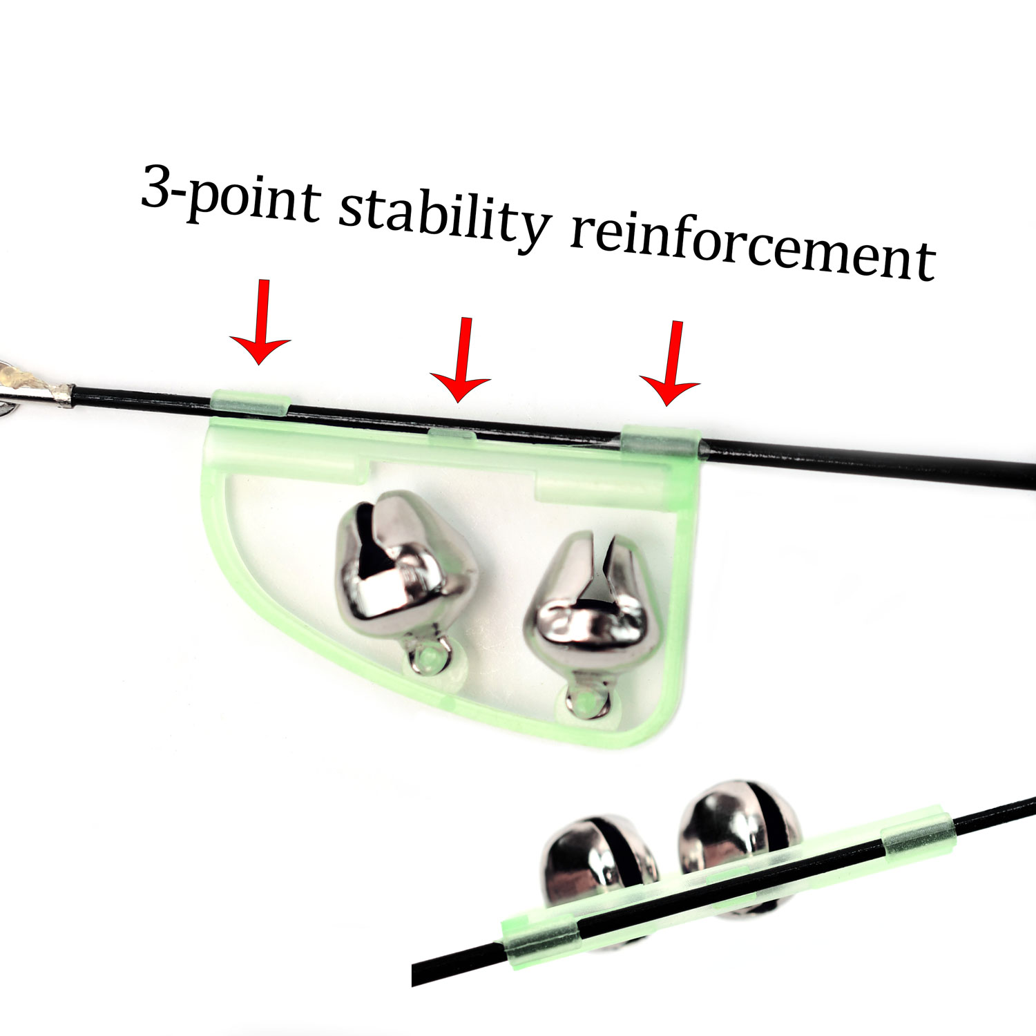 Topranc Double Bells Fishing B - Fishing Rod Casting recension och pris
