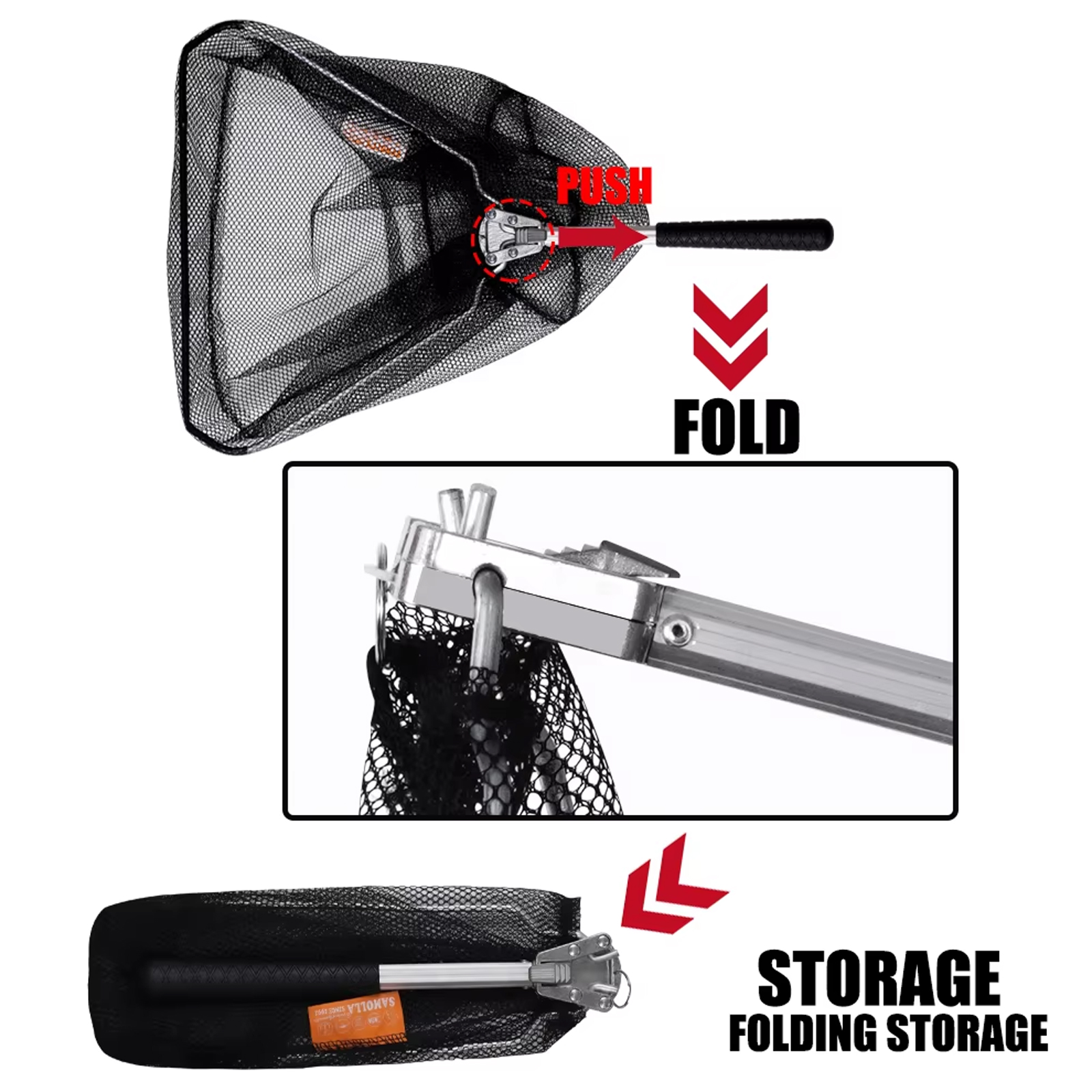CAZULO Folding convenient fish - Fishing Rod Fly recension och pris