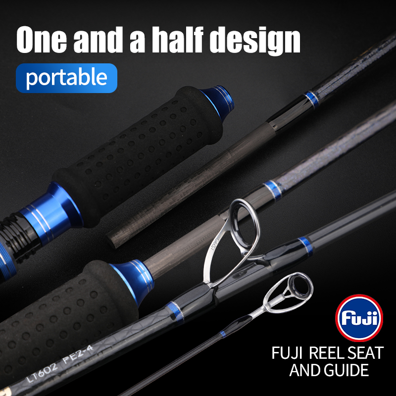 ROLLFISH Premium 2-Section Car - Fishing Rod Surf recension och pris