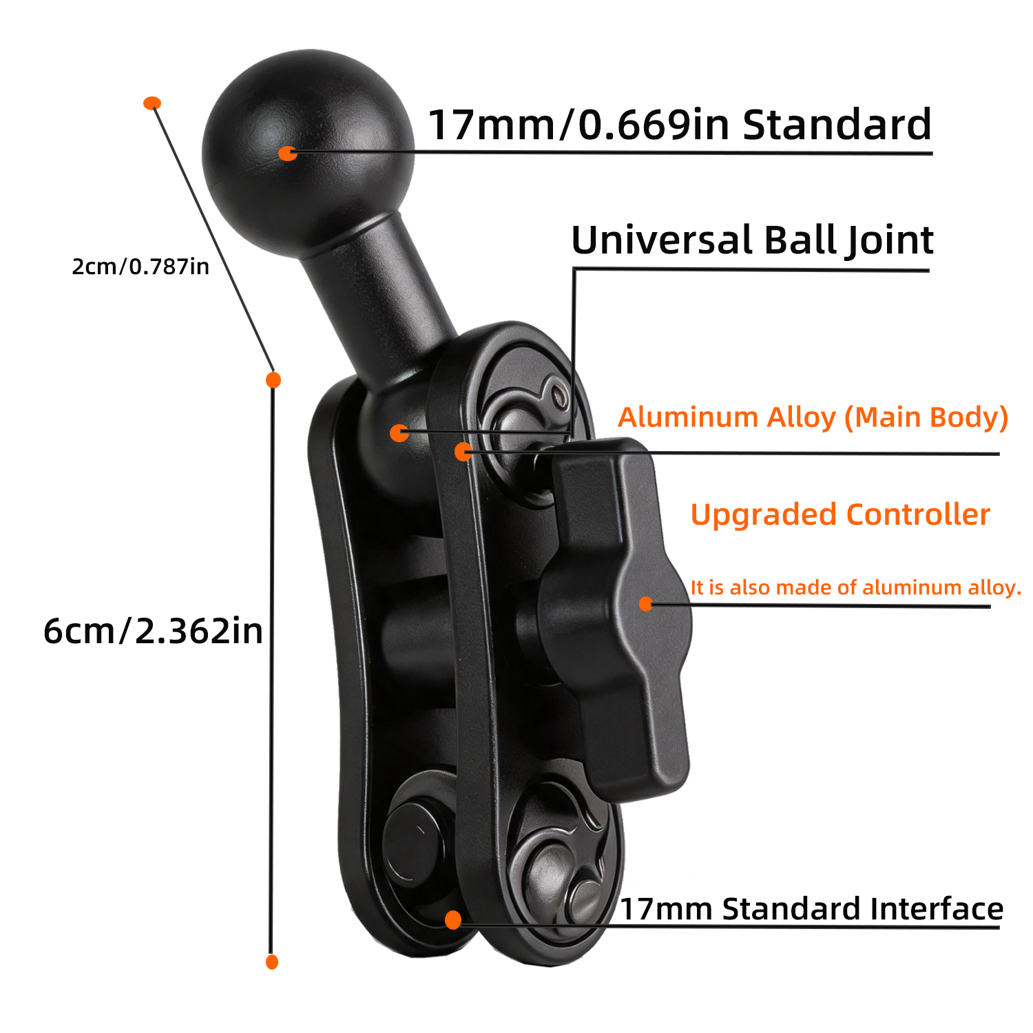 Car Phone Holder Aluminum Allo - Fishing Rod Holder recension och pris