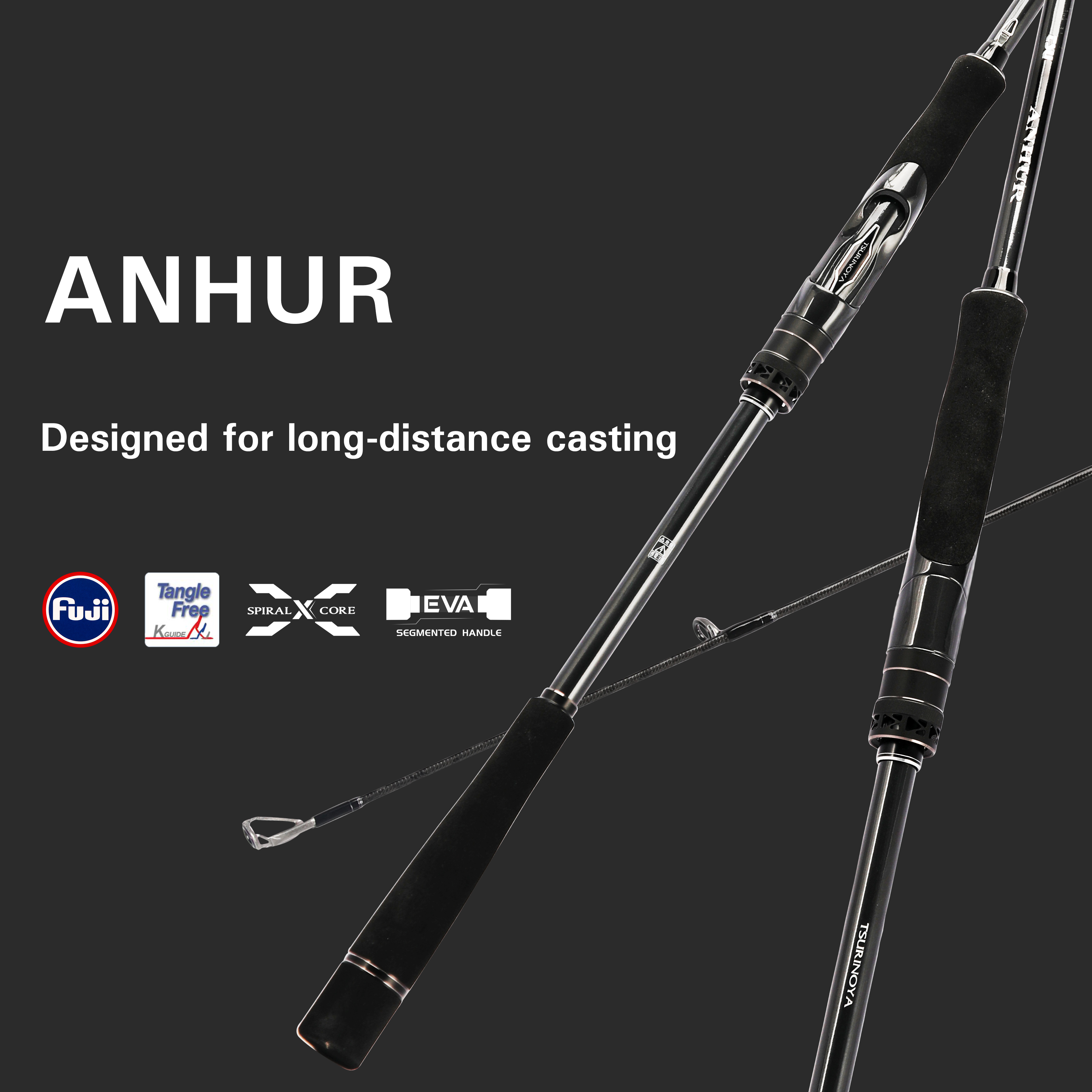 TSURINOYA ANHUR 2.4m 2.59m 2.7 - Fishing Rod Surf recension och pris