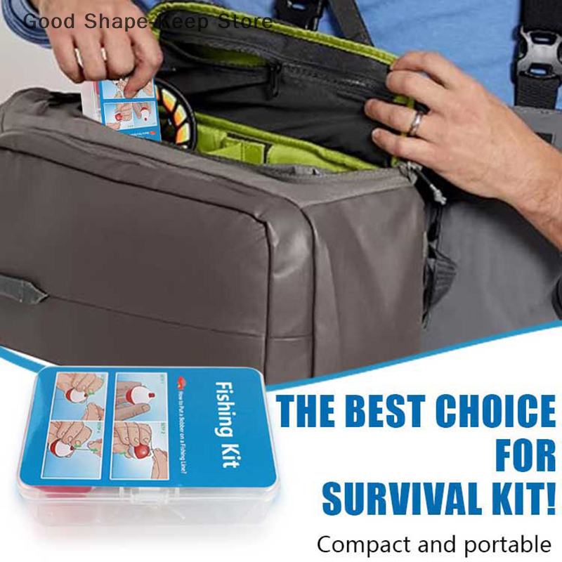 24Pcs Emergency Fishing Kit Po - Fishing Rod Case recension och pris